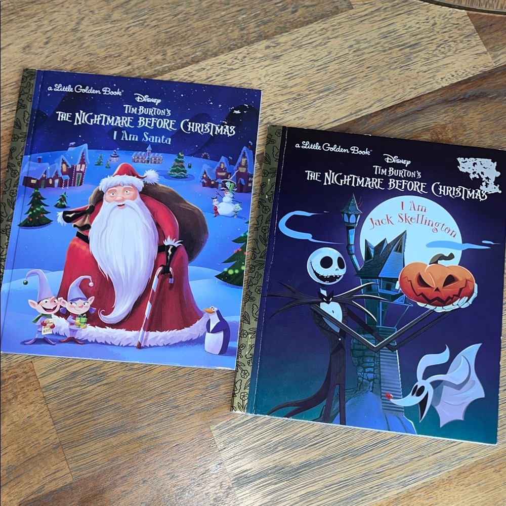 Tim‎ Burton The Nightmare Before Christmas Disney Book Set